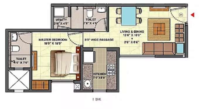 lodha downtown apartment 1 bhk 819sqft 20214027194024