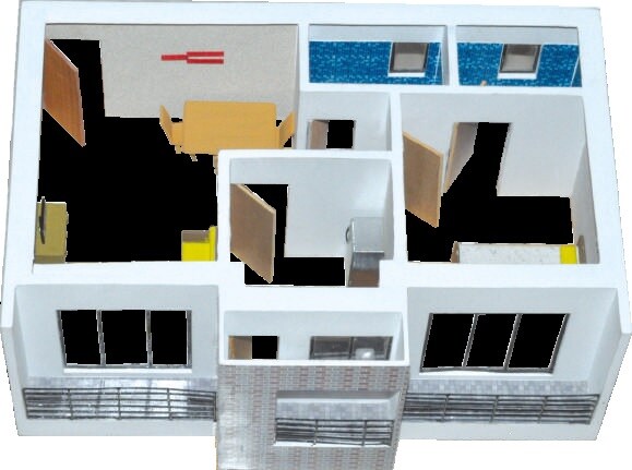 Floor plan of 1 BHK 442 Sq. Ft. Apartment in Lodha Freshia, Thane