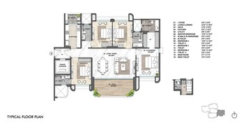  4 BHK Apartment at Lodha Hanging Garden Palava, Dombivli East – for Sale