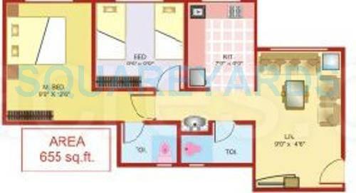 Other, lodha-heaven 2 Bedroom 1190 Sq.Ft. Apartment In Dombivli East Thane 7514281