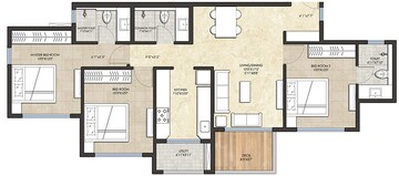  3 BHK Apartment at Lodha Kolshet, Kolshet Road – for Sale