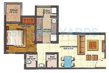  1 BHK Apartment at Lodha Lakeshore Greens, Dombivli East – for Rent