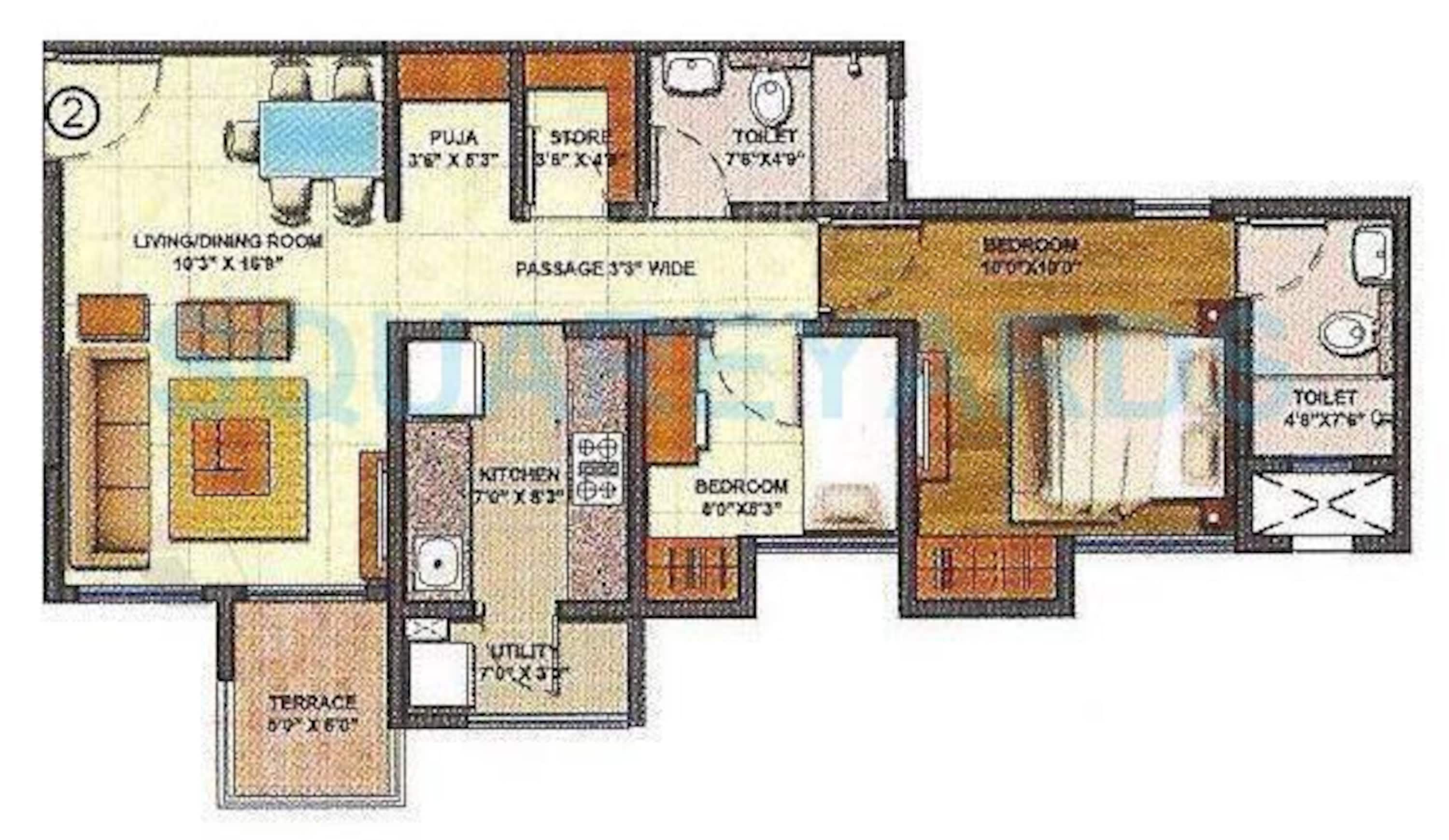 lodha lakeshore greens apartment 1bhk 918sqft1