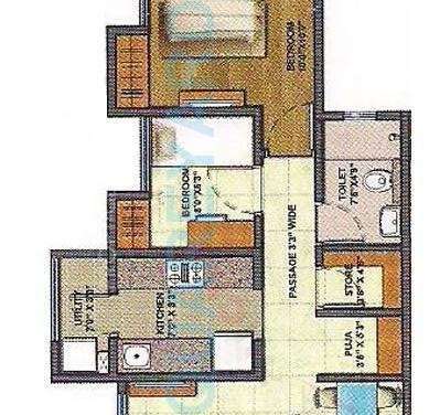 lodha lakeshore greens apartment 2 bhk 738sqft 20211508141503