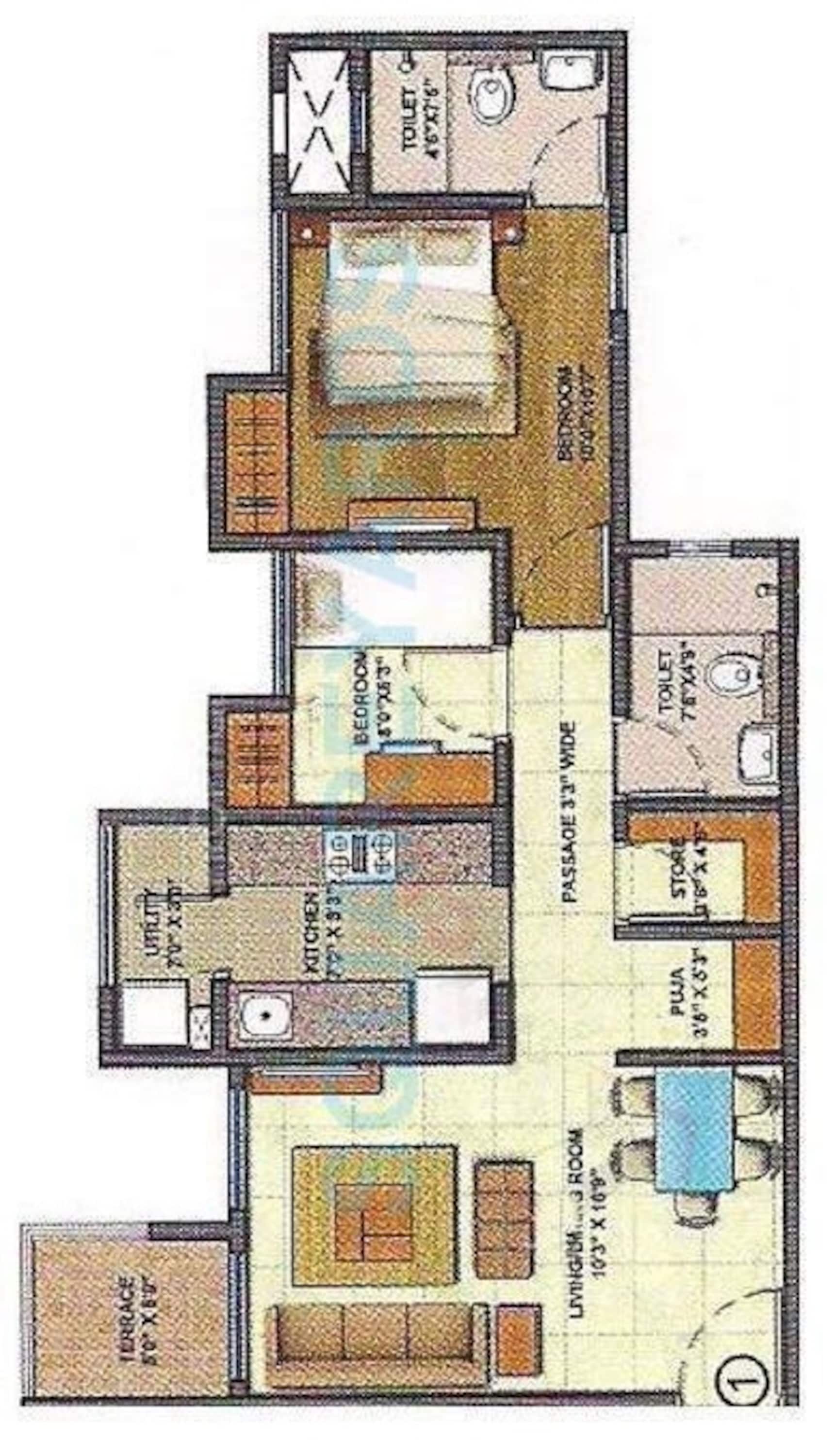 lodha lakeshore greens apartment 2 bhk 738sqft 20211508141503