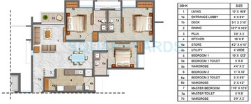 3 BHK Apartment at Lodha Luxuria Priva, Majiwada – for Sale