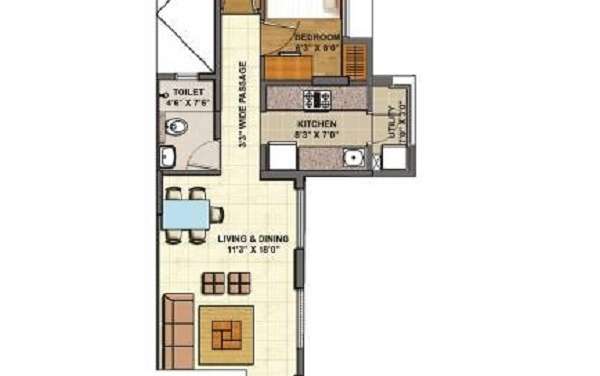 lodha palava casa savanna apartment 2 bhk 661sqft 20205022115043