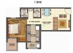 Lodha Palava Downtown 1 BHK Layout