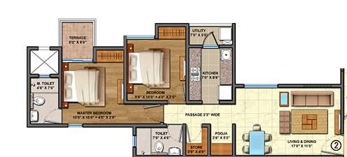 lodha palava florencia a to d apartment 2 bhk 590sqft 20224410134437