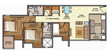  3 BHK Apartment at Lodha Palava Olivia C, Taloja Bypass Road – for Rent