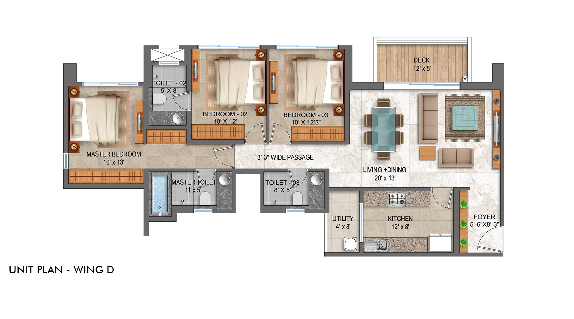 Lodha Palava Serenity B Floor Plans - Dombivli East, Thane