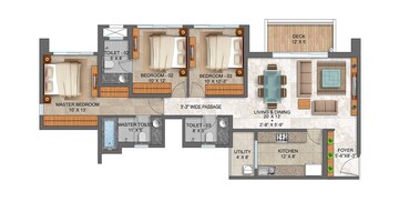  3 BHK Apartment at Lodha Palava Serenity C, Taloja Bypass Road – for Sale