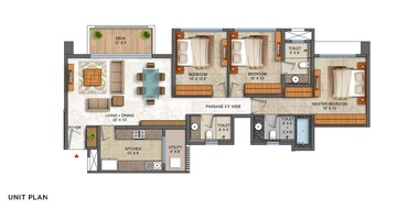  3 BHK Apartment at Lodha Palava Trinity A To C, Dombivli East – for Rent
