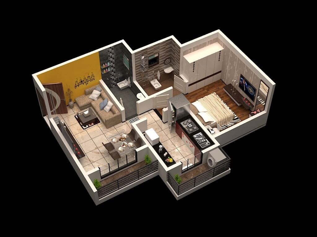  1 BHK Apartment at Lodha Panacea Phase 2, Dombivli East – for Rent