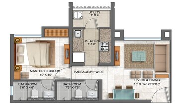  1 BHK Apartment at Lodha Prime Square, Dombivli East – for Sale