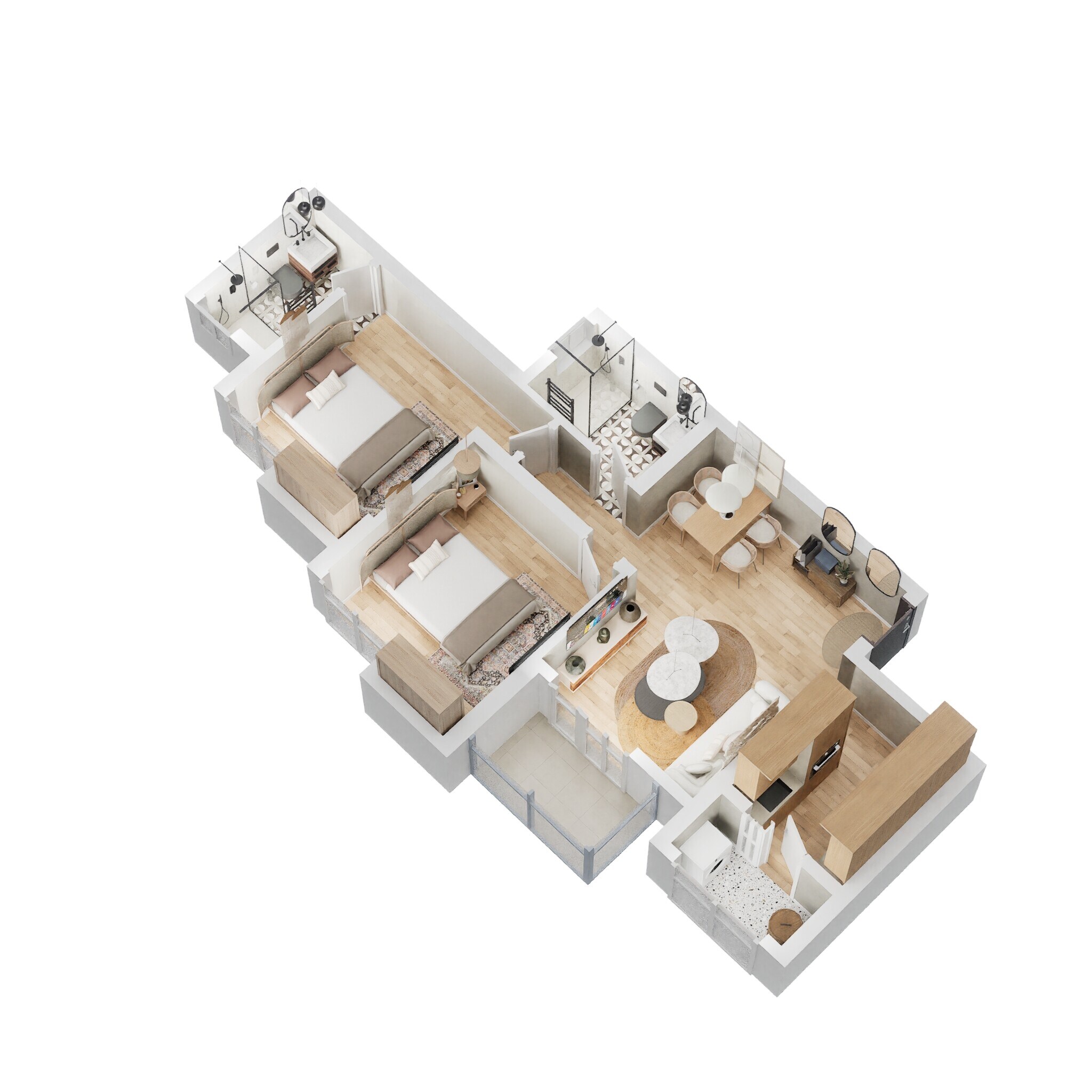 1 BHK 623 Sq. Ft. Apartment