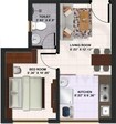 Magus City 1 BHK Layout