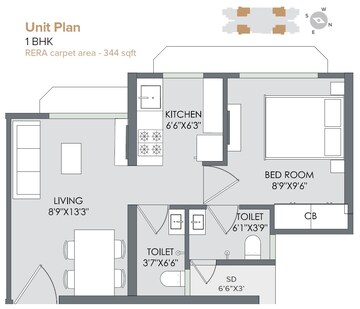  1 BHK Apartment at Marathon Nextown, Dombivli East – for Sale