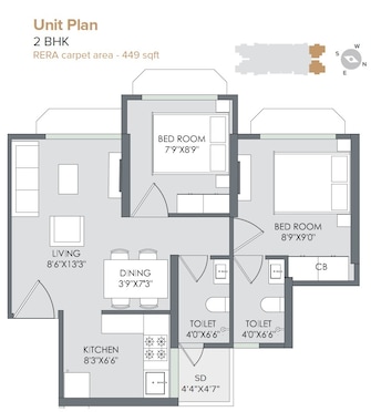 2 BHK Apartment For Resale in Marathon Nextown Dombivli East Thane  6508430