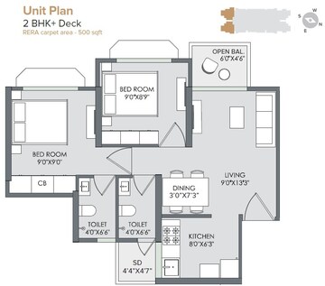  2 BHK Apartment at Marathon Nextown Phase 2, Dombivli East – for Sale