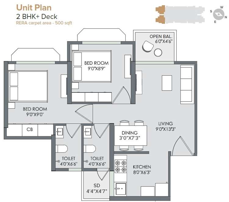 marathon nextown phase 2 apartment 2 bhk 500sqft 20231719111721