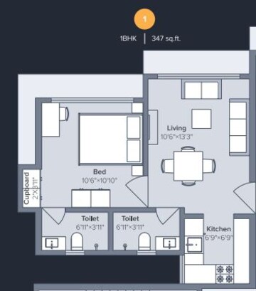  1 BHK Apartment at Marathon Nexworld, Dombivli East – for Sale