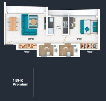  1 BHK Apartment at Marathon Nexworld, Dombivli East – for Sale