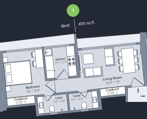 marathon nexworld apartment 1 bhk 450sqft 20214506114517