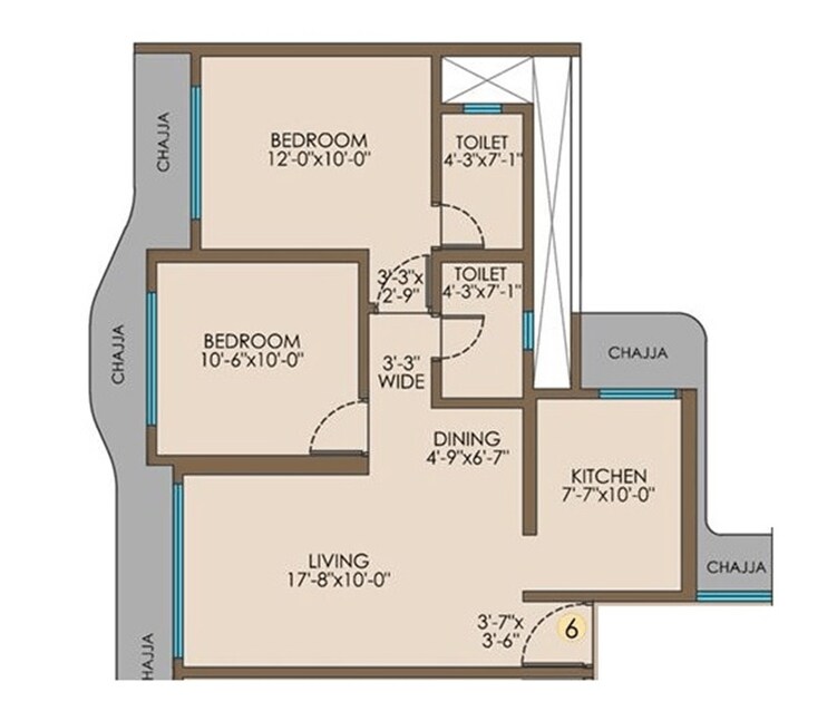 mayfair mira pride apartment 2 bhk 652sqft 20254214114235