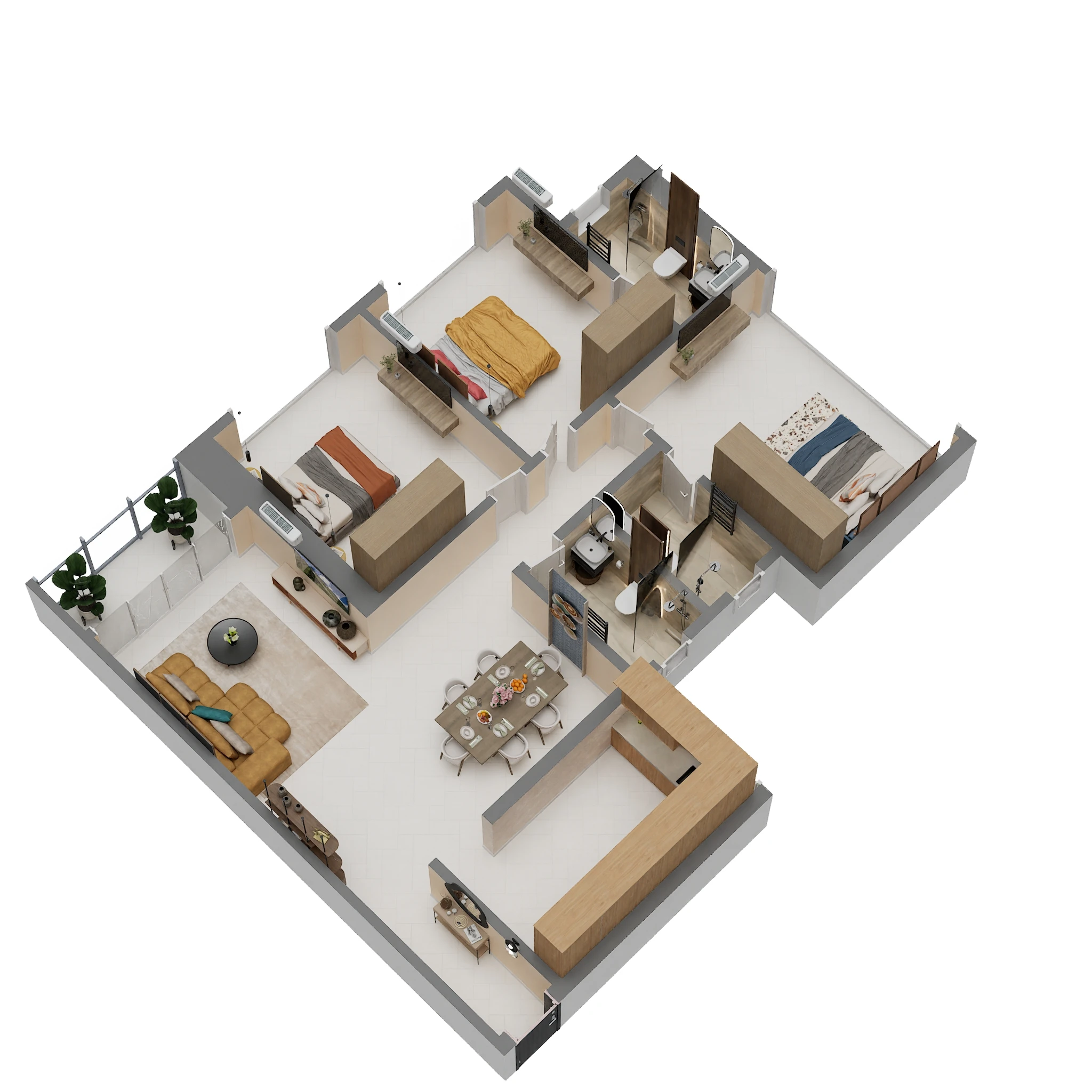 mayfair mira pride apartment 3 bhk 1050sqft 20254014114017 3d 3410