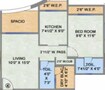 Mehta Amrut Pearl 1 BHK Layout