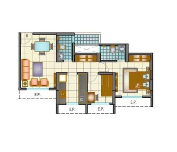  1 BHK Apartment at Anant Metropolis Aquaris Phase 2, Kasarvadavali – for Sale