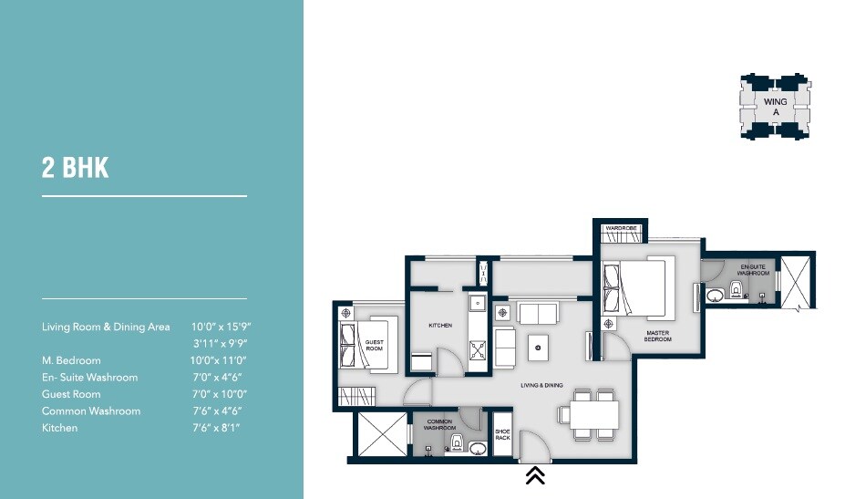 Other, micl-aaradhya-highpark 2 Bedroom 605 Sq.Ft. Apartment In Ketkipada Mumbai 8281712