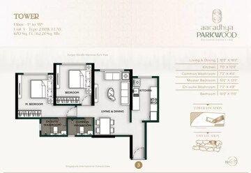  2 BHK Apartment at MICL Aaradhya Parkwood, Mira Road – for Sale