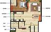 Mohan Waters Edge 2 BHK Layout