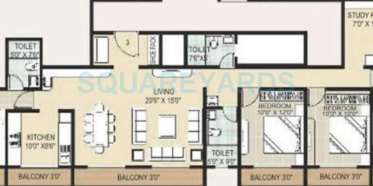monarch properties solitaire apartment 4bhk 2350sqft1