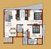 Nakshatra Apartments Dombivli 2 BHK Layout