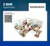 Nandigram Apartment 2 BHK Layout
