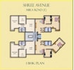 New Shree Avenue Complex 1 BHK Layout