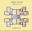 New Shree Avenue Complex 2 BHK Layout