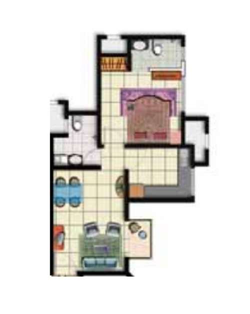 1 BHK 319 Sq. Ft. Apartment in Nirmal Lifestyle City