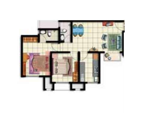 nirmal lifestyle city apartment 2 bhk 729sqft 20233813163836