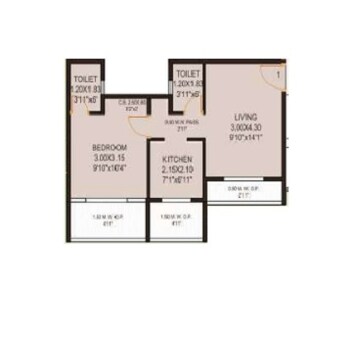  1 BHK Apartment at Nisarg Greens, Ambernath East – for Sale