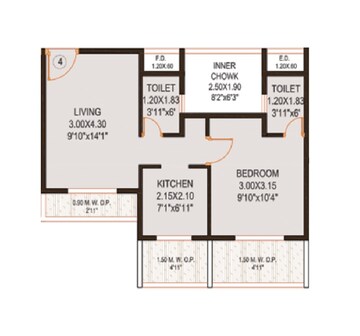  1 BHK Apartment at Nisarg Greens, Ambernath East – for Sale