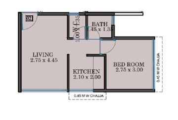  1 BHK Apartment at Om Sai City Dombivli, Nilaje N V – for Sale