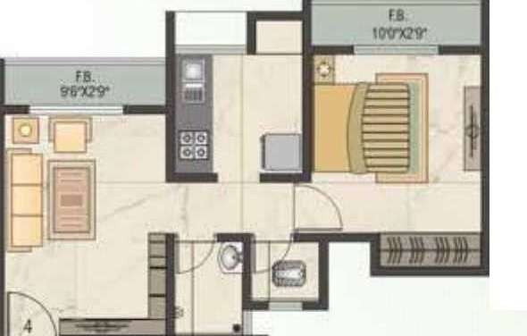omkareshwar mansarovar residency apartment 1bhk 585sqft21