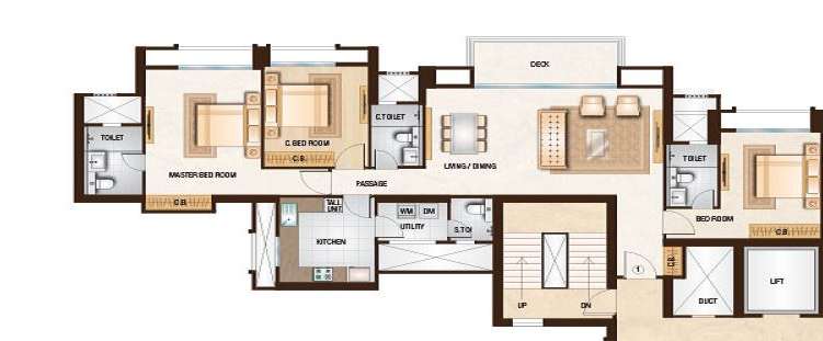 one hiranandani park apartment 3 bhk 1433sqft 20214220124236