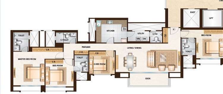 one hiranandani park apartment 4 bhk 1698sqft 20214220124245