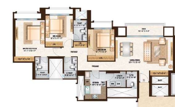 one hiranandani park preston apartment 3 bhk 1208sqft 20211220121223