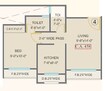 Origin Golden Square 1 BHK Layout